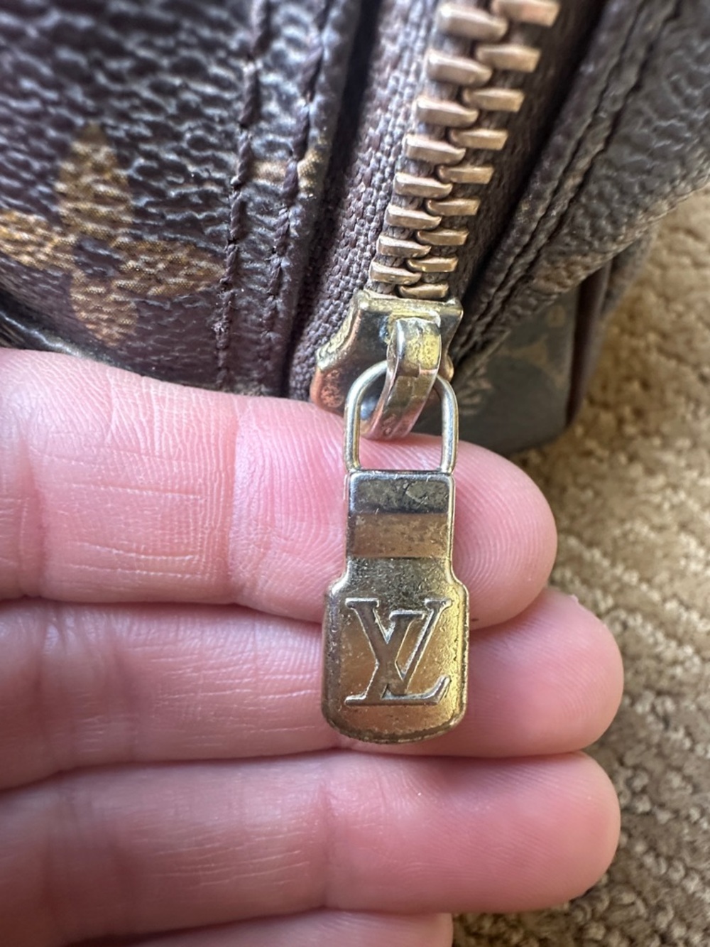 Louis Vuitton Monogram Canvas Toiletry Pouch - Brown/Gold Monogram - Picture 7 of 16